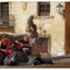 Music at Santillana del Mar - Spain