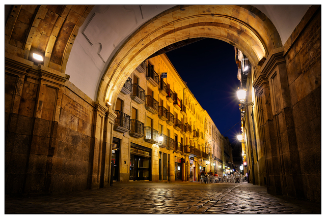Salamanca Plaza Mayor Arch Spain