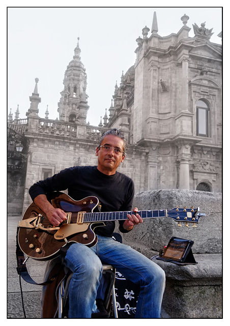 Santiago de Compostela Guitarrista Spain