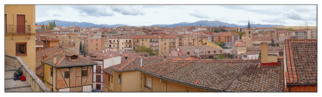 Segovia Rooftops Panorama Spain Panoramas