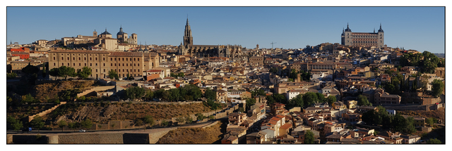 Toledo Panorama Spain Panoramas