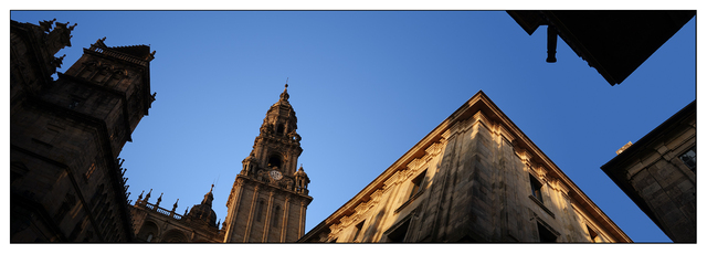 Santiago  light and shadow Spain Panoramas