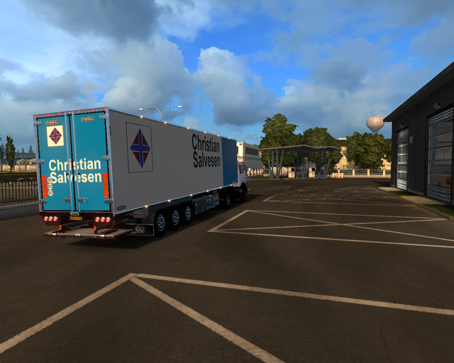 ets2 Mercedes NG 1632 4x2 + Schmitz Coolliner Chri prive skin ets2