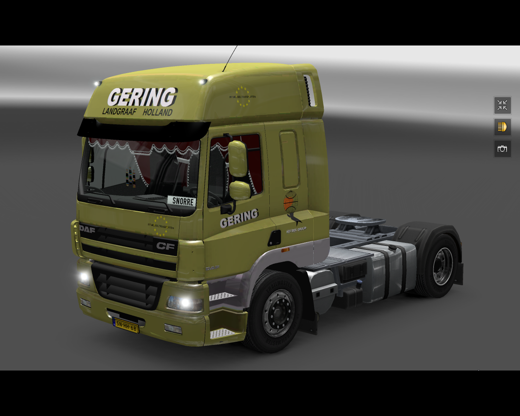 ets2 Daf CF 4x2 F.Gering Int - prive skin ets2
