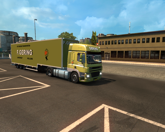 ets2 Daf CF 4x2 + Krone jumbo F.Gering Int prive skin ets2