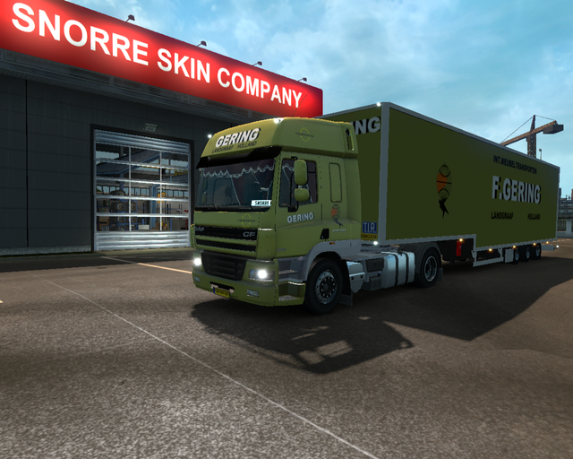 ets2 Daf CF 4x2 + Krone jumbo F.Gering Int prive skin ets2