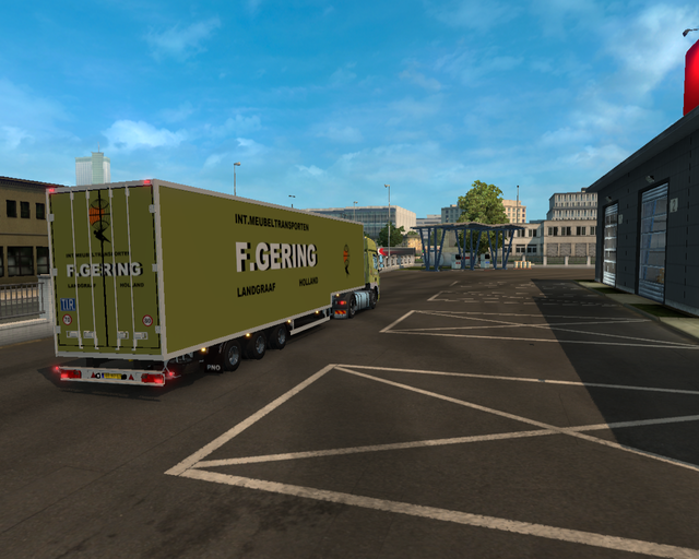 ets2 Daf CF 4x2 + Krone jumbo F.Gering Int prive skin ets2