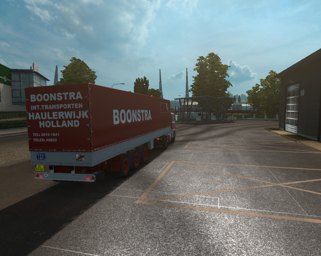 ets2 Scania 111 4x2 3 achsplane Boonstra Haulerwij prive skin ets2