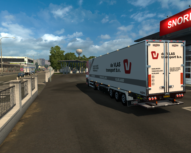 ets2 Daf ATI 95 4x2 Super Spacecab + Chereau trail prive skin ets2