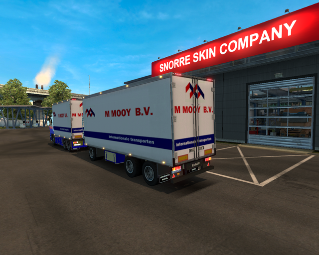 ets2 Daf 2800 6x4 BDF + Aanhanger M prive skin ets2