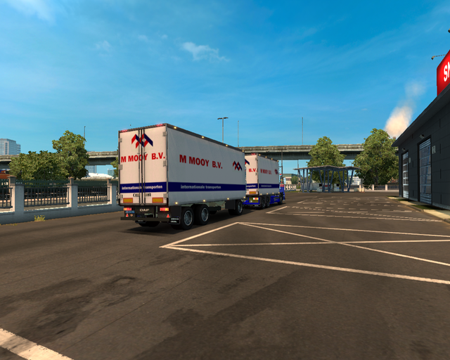 ets2 Daf 2800 6x4 BDF + Aanhanger M prive skin ets2