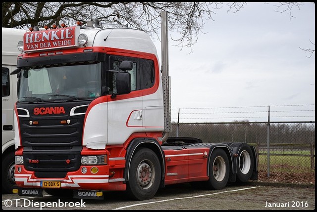 12-BDK-5 Scania R500 Henkie v.d Weide-BorderMaker 2016