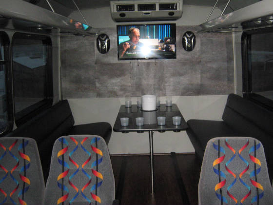 Shuttle Bus Interior Picture Box