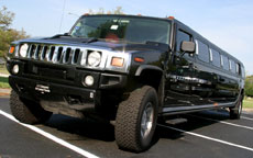 Black H2 Hummer Limousine Picture Box