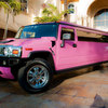 Pink Hummer Limo - All Pink limo