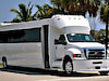 White Party Bus PartyBus US rental vehicles in fleet