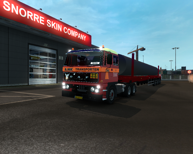 ets2 Daf 2800 6x4 + Exeptioneel trailer A prive skin ets2