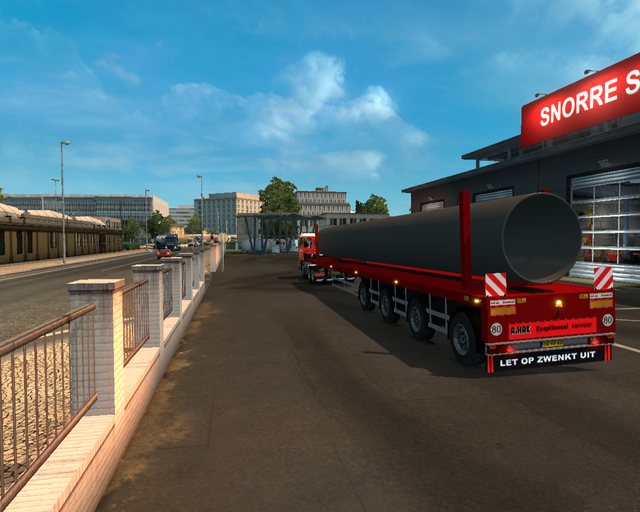 ets2 Daf 2800 6x4 + Exeptioneel trailer A prive skin ets2