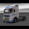 ets2 Volvo FH16 4x2 Jan van... - prive skin ets2