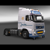 ets2 Volvo FH16 4x2 Jan van... - prive skin ets2