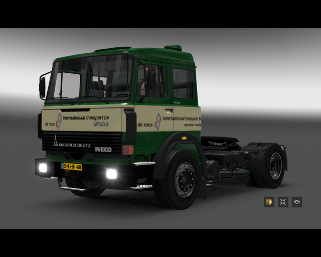 ets2 Iveco Magirus Deutz 4x2 de Roos Int Transport prive skin ets2