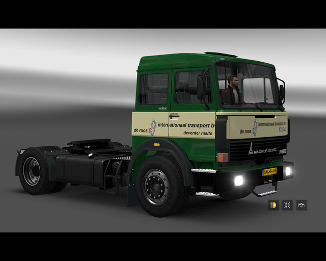 ets2 Iveco Magirus Deutz 4x2 de Roos Int Transport prive skin ets2