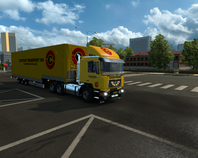 ets2 Man F90 6x4 + Krone jumbotrailer Centrum tran prive skin ets2