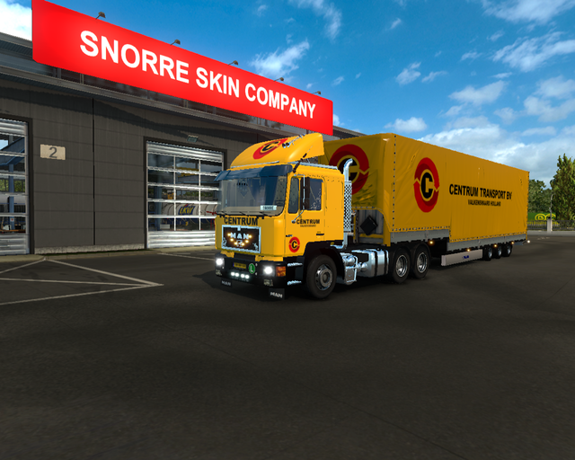 ets2 Man F90 6x4 + Krone jumbotrailer Centrum tran prive skin ets2