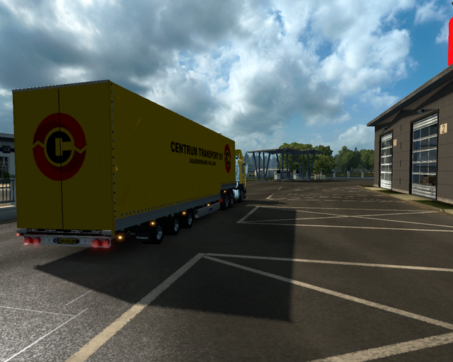 ets2 Man F90 6x4 + Krone jumbotrailer Centrum tran prive skin ets2