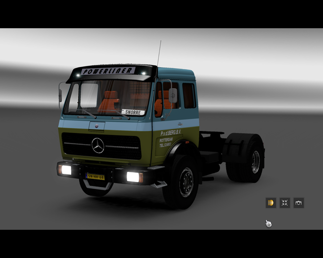 ets2 Mercedes Benz 1632 NG 4x2 P.v.d.Berg B.V prive skin ets2