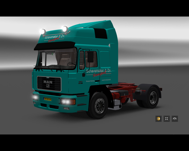 ets2 Man F2000 Sillenz 4x2 Schavemaker & Zn Transp prive skin ets2