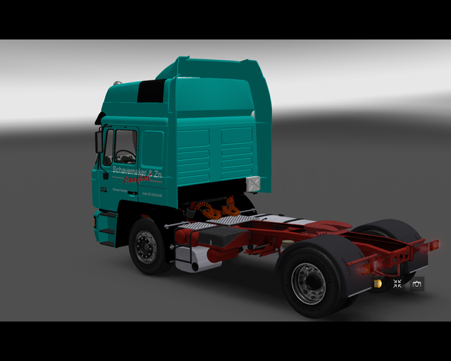 ets2 Man F2000 Sillenz 4x2 Schavemaker & Zn Transp prive skin ets2