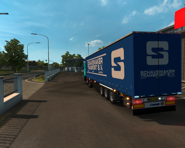 ets2 Man F2000 Sillenz 4x2 + Zeiltrailer Schavemak prive skin ets2