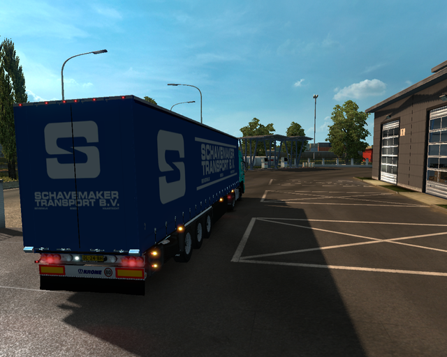 ets2 Man F2000 Sillenz 4x2 + Zeiltrailer Schavemak prive skin ets2