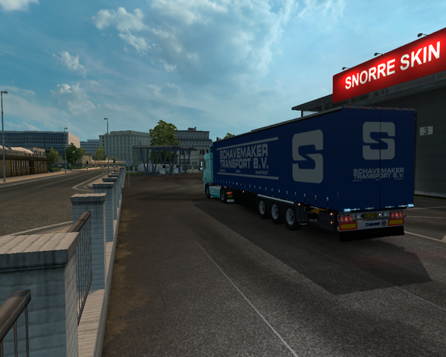 ets2 Daf XF 4x2 + Zeiltrailer Schavemaker & Zn Tra prive skin ets2