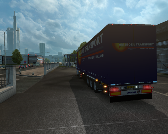 ets2 Iveco Stralis 4x2 + Zeiltrailer Heijboer Tran prive skin ets2