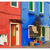 Burano Blue Red - Venice & Burano