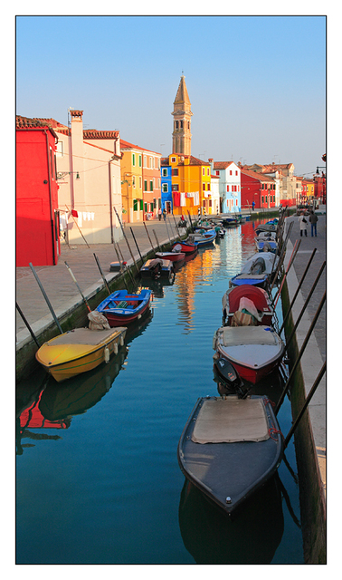 Burano Canal Colours Venice & Burano