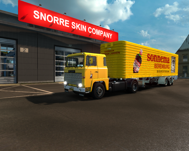 ets2 Scania 141 4x2 Herman Jansen + 2 asser oldsko prive skin ets2