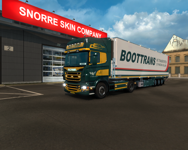 ets2 Scania R730 Topline + Chereau Koeltrailer Boo prive skin ets2