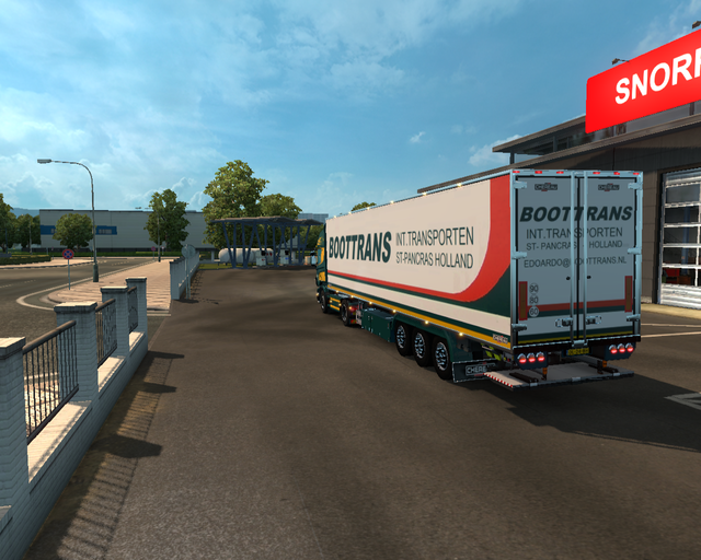 ets2 Scania R730 Topline + Chereau Koeltrailer Boo prive skin ets2