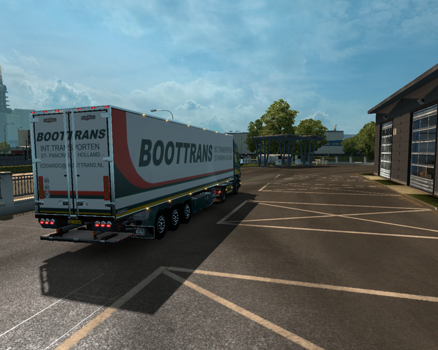 ets2 Scania R730 Topline + Chereau Koeltrailer Boo prive skin ets2