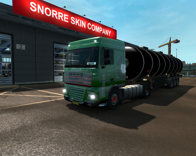 ets2 Daf XF 4x2 + Tanktrailer Verduyn Group Nederl prive skin ets2