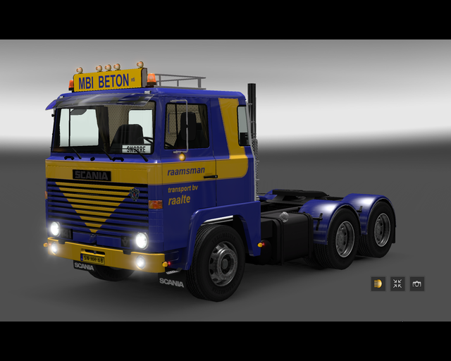 ets2 Scania 141 V8 6x4 Raamsman Transport bv Raalt prive skin ets2