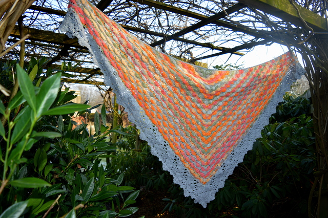 DSC 0324 Mijn zelf gemaakte sjaals