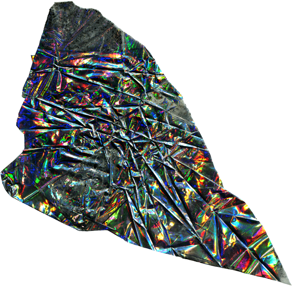 Reflective Crumple RAW