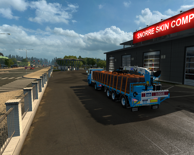 ets2 Scania 141 4x2 V8 + Floor Stenentrailer Redde prive skin ets2