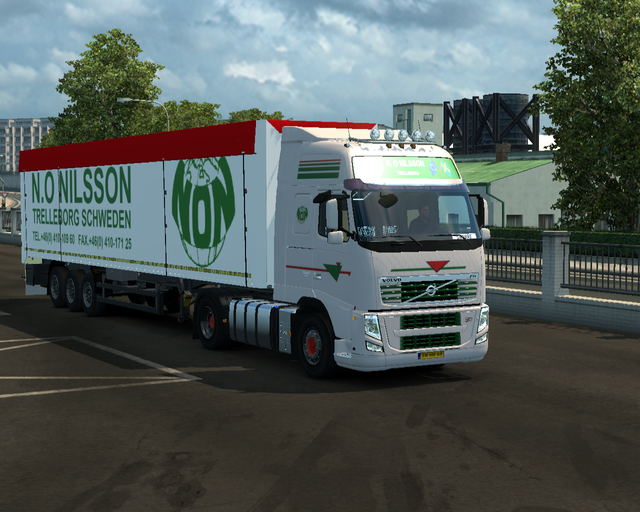 ets2 Volvo FH 4x2  + Bodex trailer N prive skin ets2