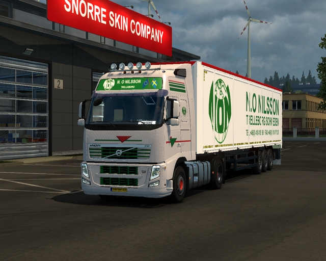 ets2 Volvo FH 4x2  + Bodex trailer N prive skin ets2