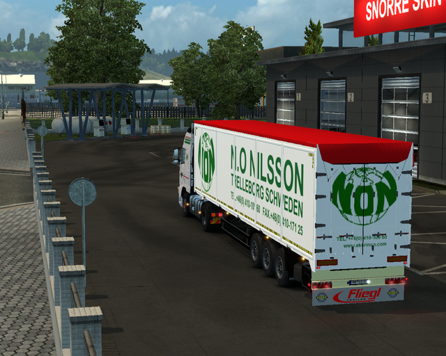 ets2 Volvo FH 4x2  + Bodex trailer N prive skin ets2